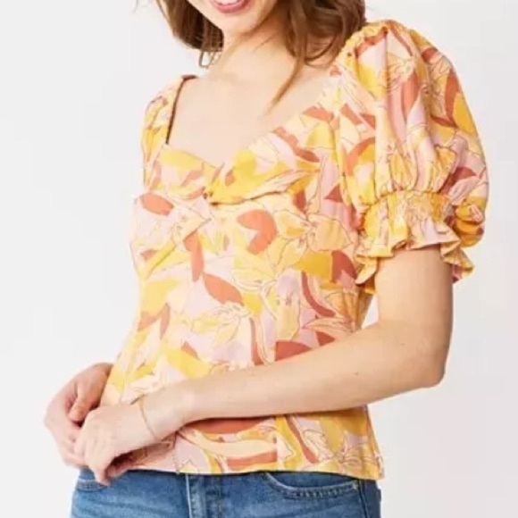 Nine West Crop Top Blouse NWT - Picture 1 of 6